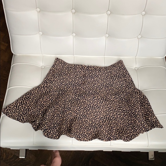 Black&Tan Mini skirt🍎 - Picture 3 of 5